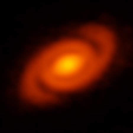 Spiral Arms Embrace Young Star