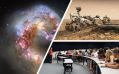 galaxy, Mars rover, classroom